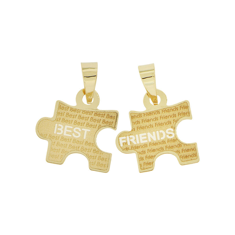 14K Gold Best Friends Pendents