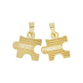 14K Gold Best Friends Pendents