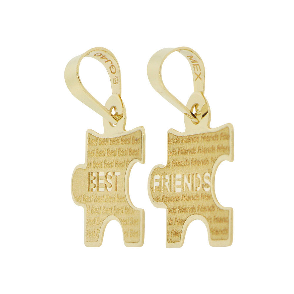 14K Gold Best Friends Pendents