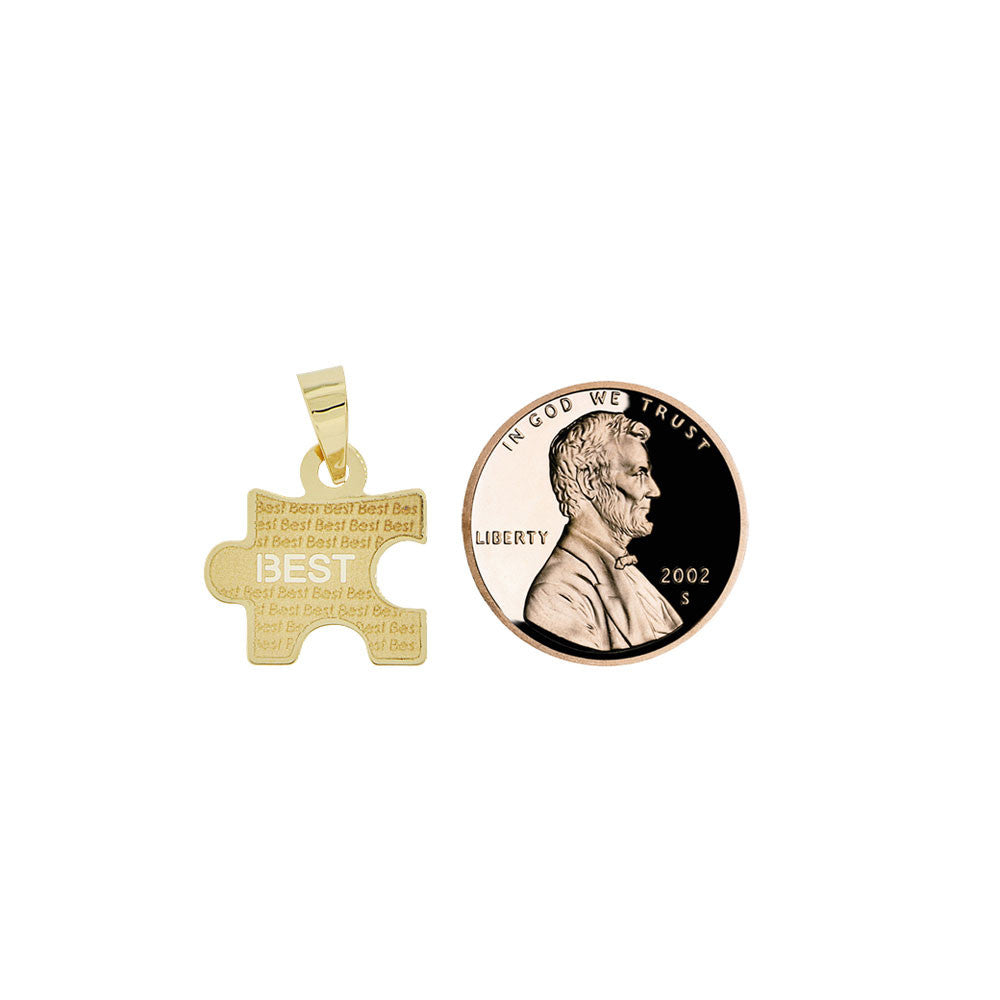 14K Gold Best Friends Pendents