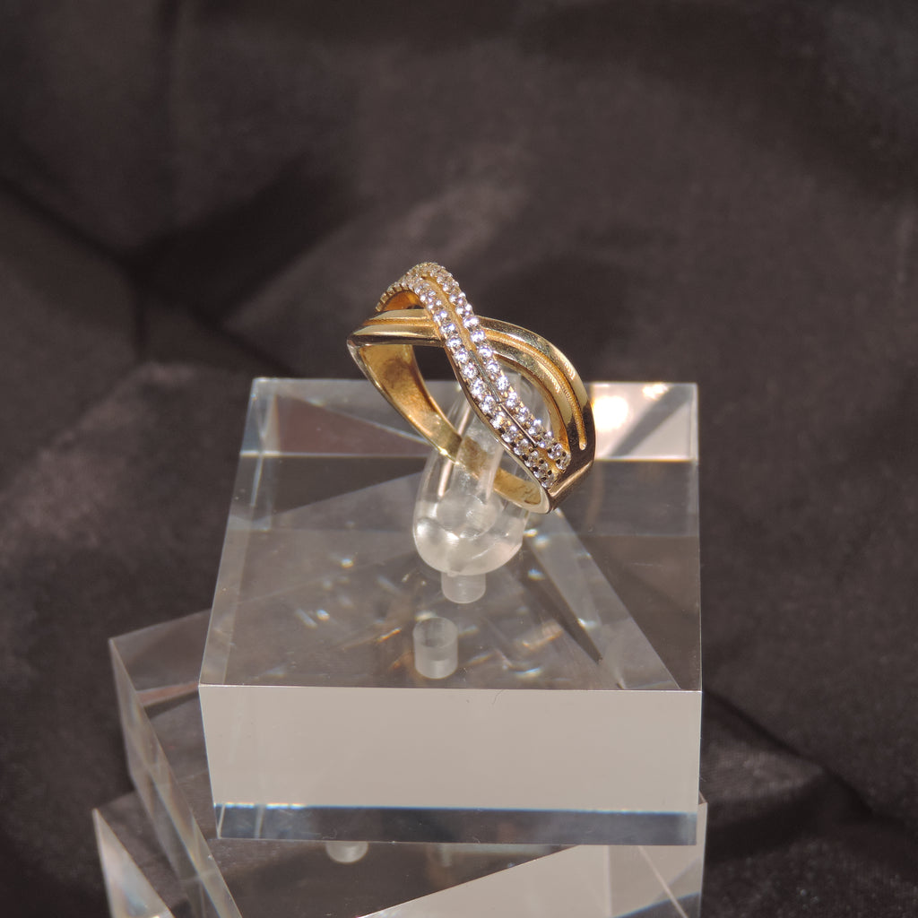 14K Gold Infinity Ring