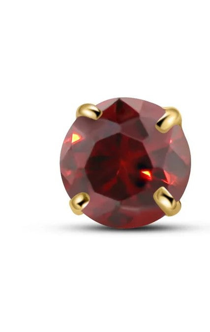 6mm Stud Earring 14k gold