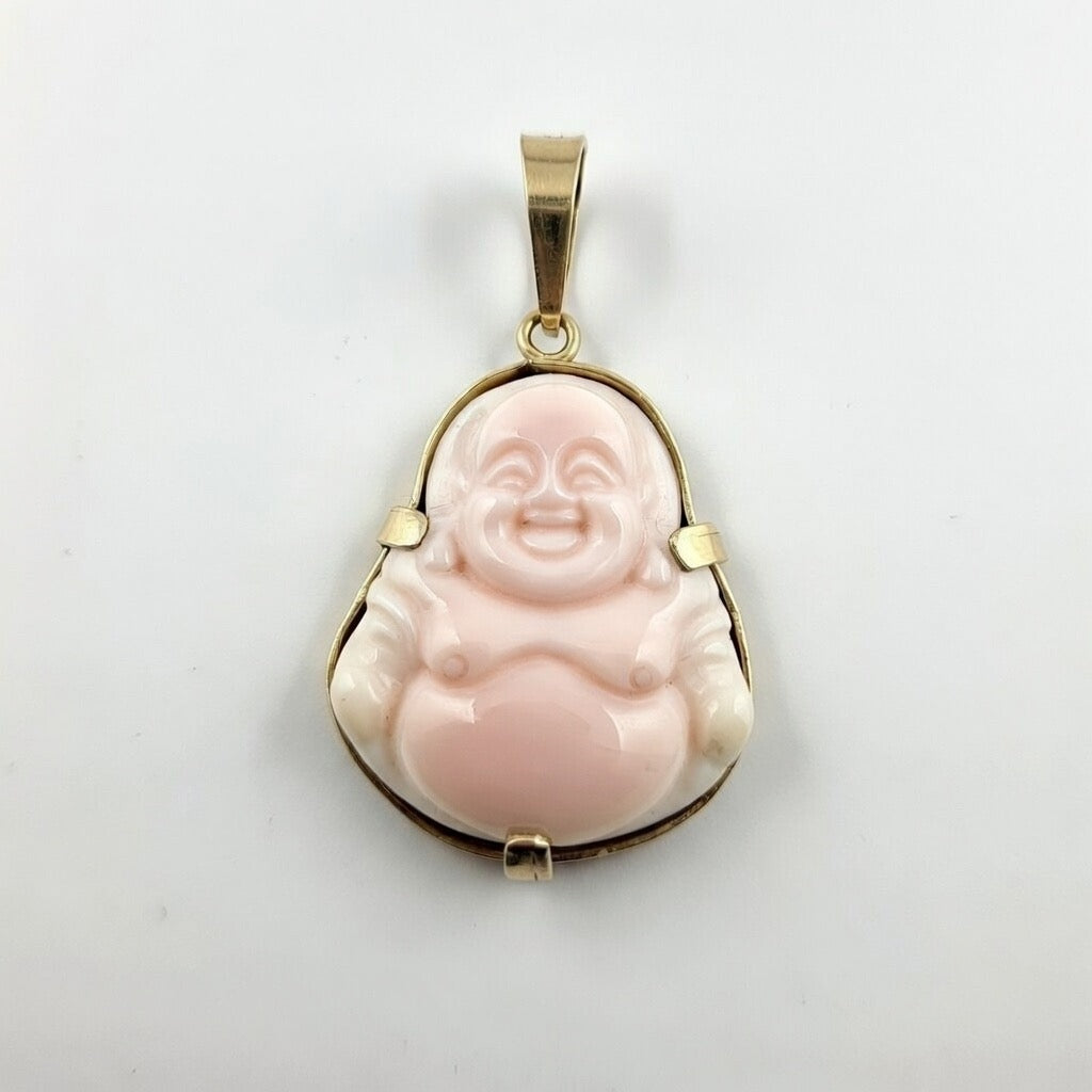 Pearl Buddha Bezel 14K Gold