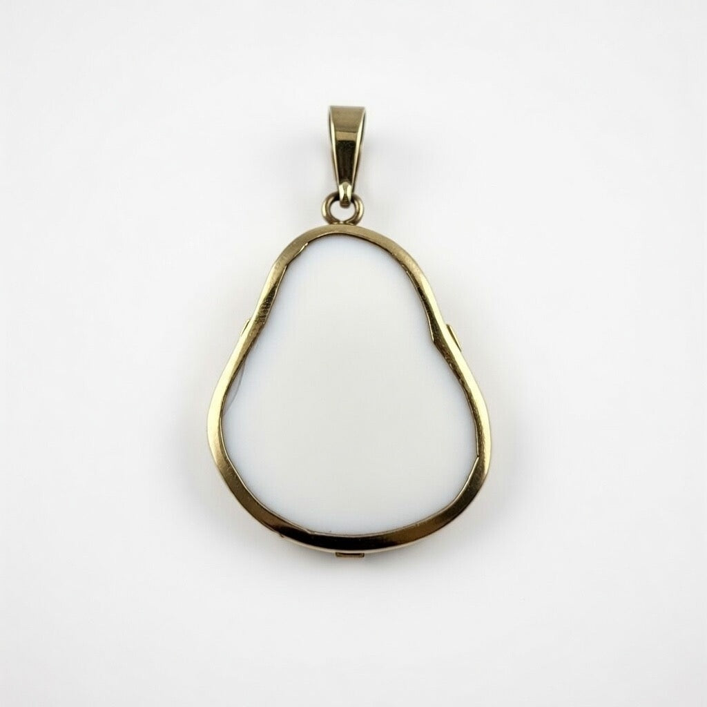 Pearl Buddha Bezel 14K Gold