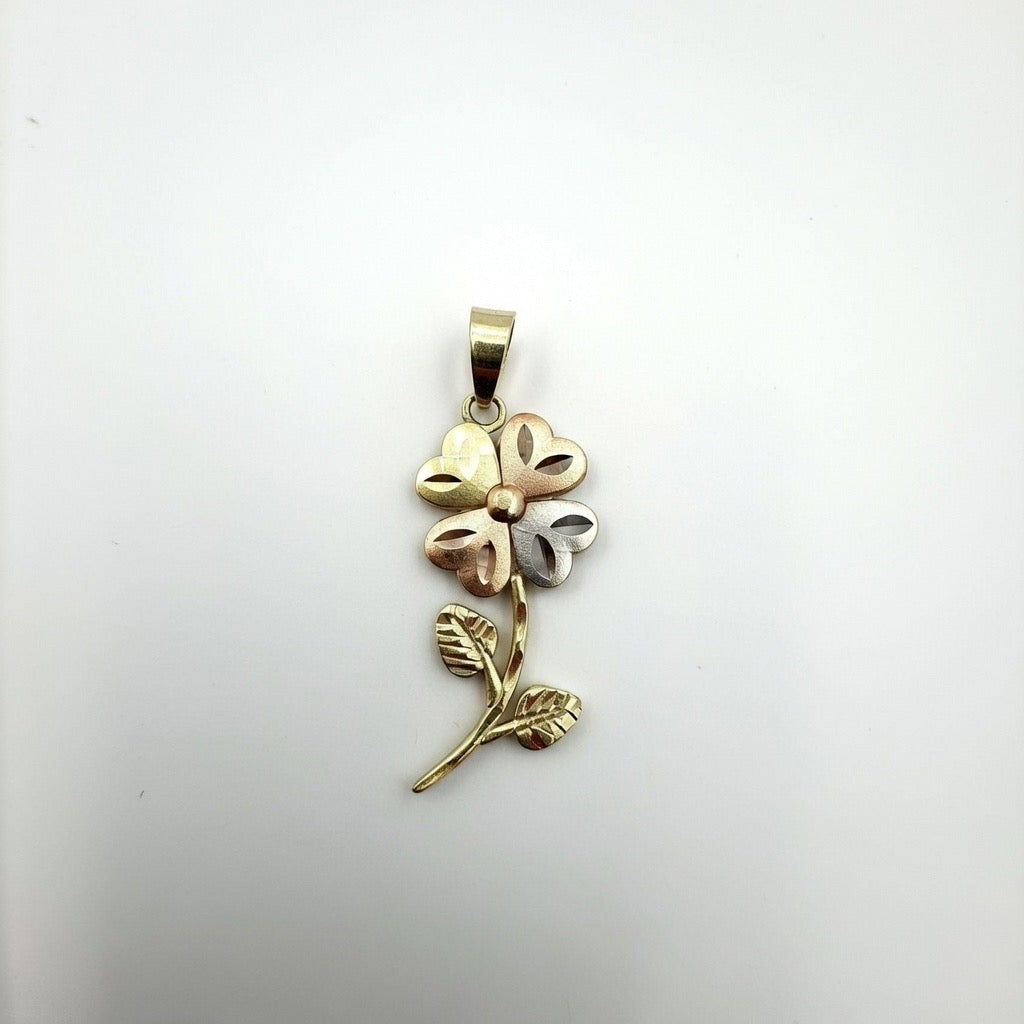 Flower Tri Color 14K