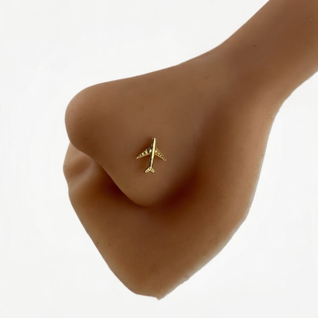 Jet Nose Piercing 14K