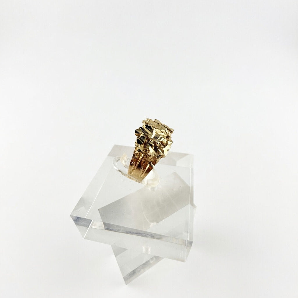 Nugget Ring 14K Size 8.25