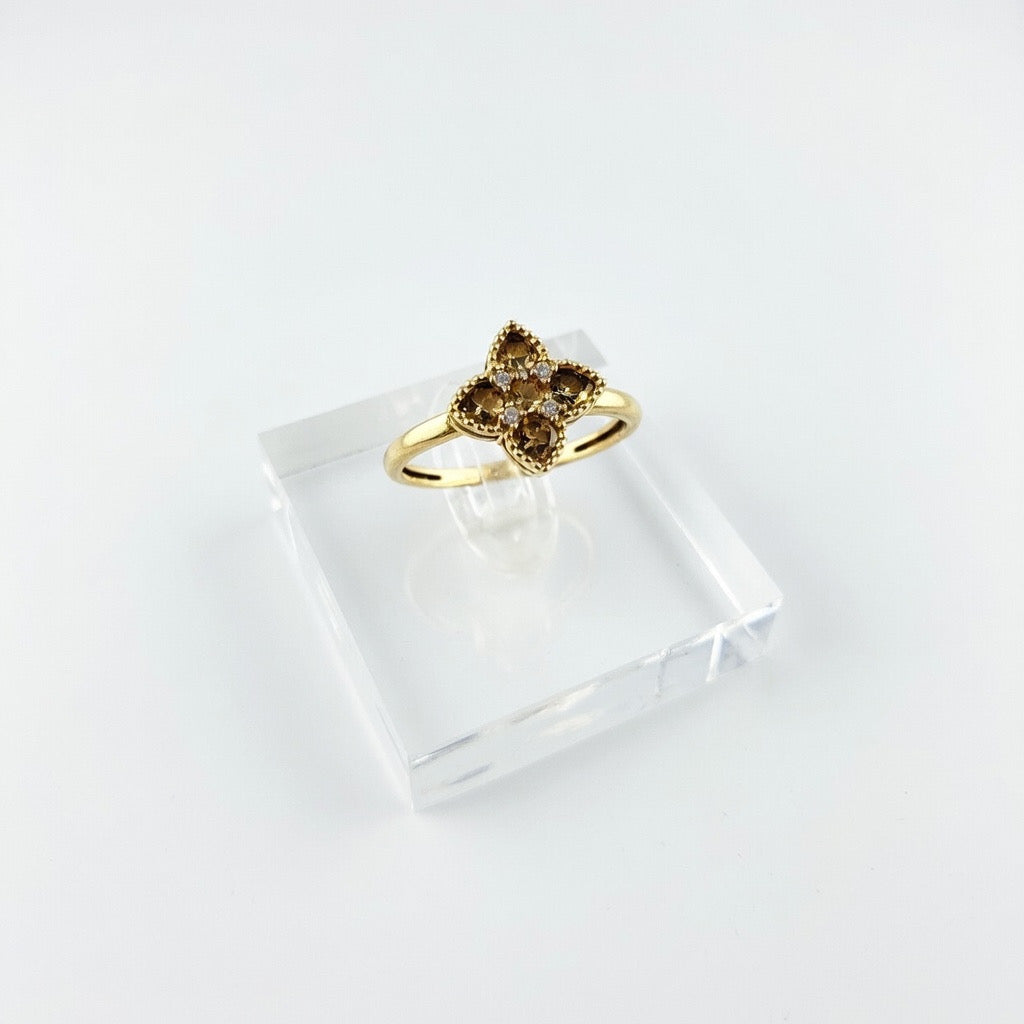 Clover Ring 14K Size 7