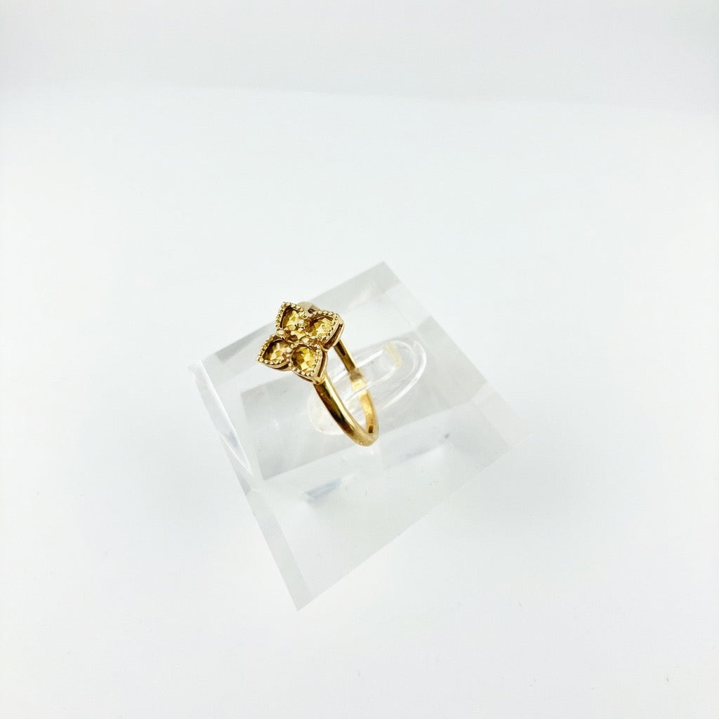 Clover Ring 14K Size 7