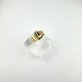 Screw Band Ring 14K Size 9
