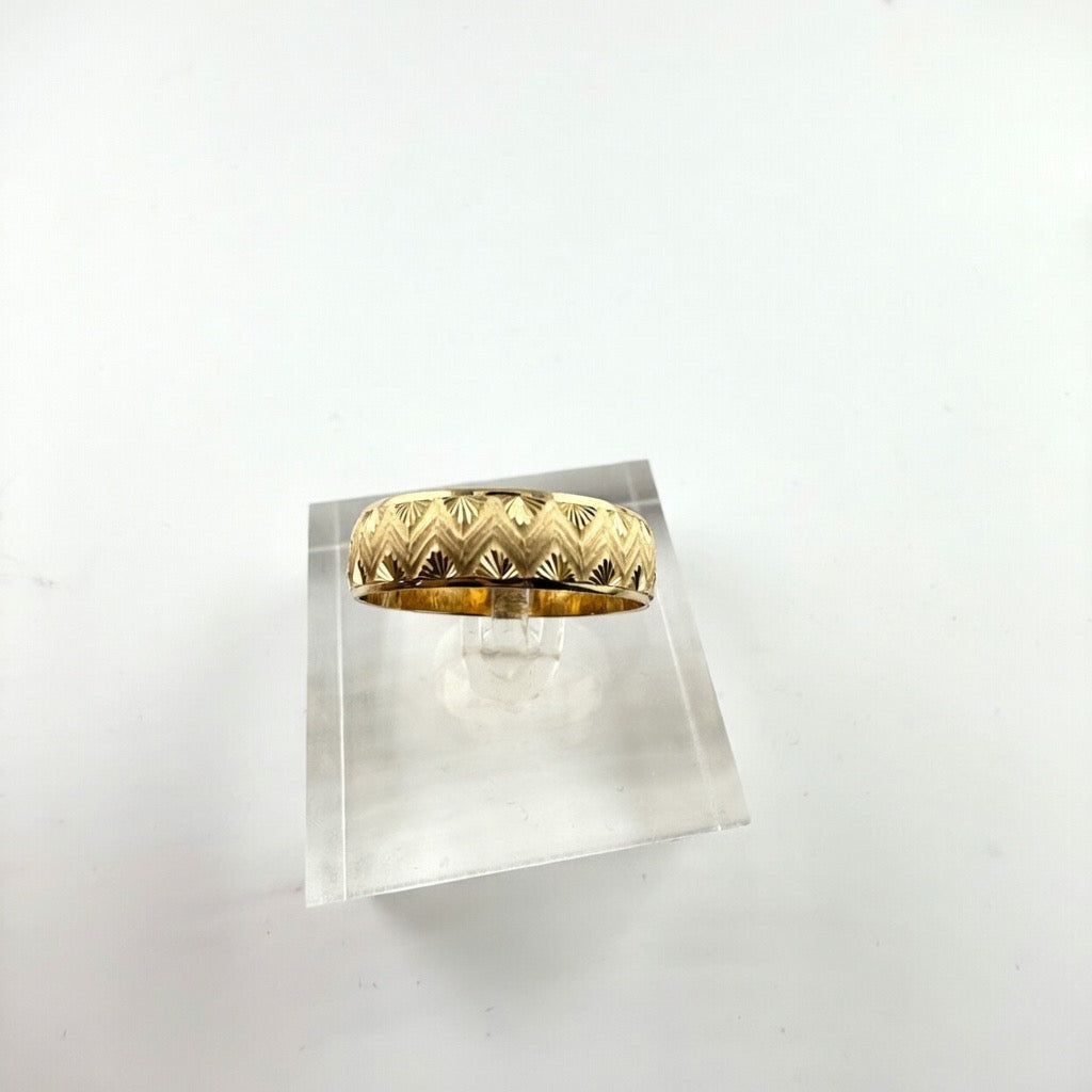 Illusion Band Ring 14K