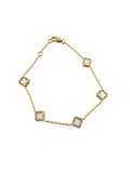 White Clover Bracelet 8'