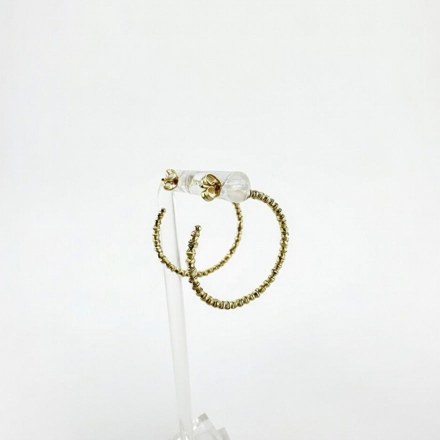 Diamond Cut Ball Hoops