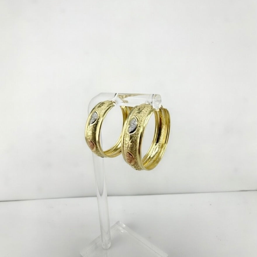 Heart hoop earring