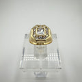 Men Ring Clear CZ size 9.5