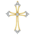 14K Gold Cross Pendant