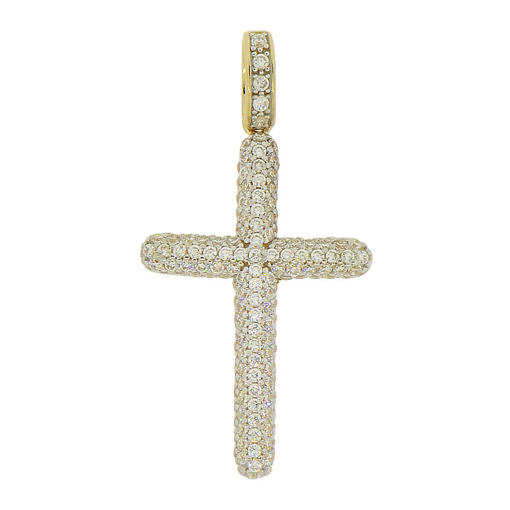 14K Gold Cross Pendent