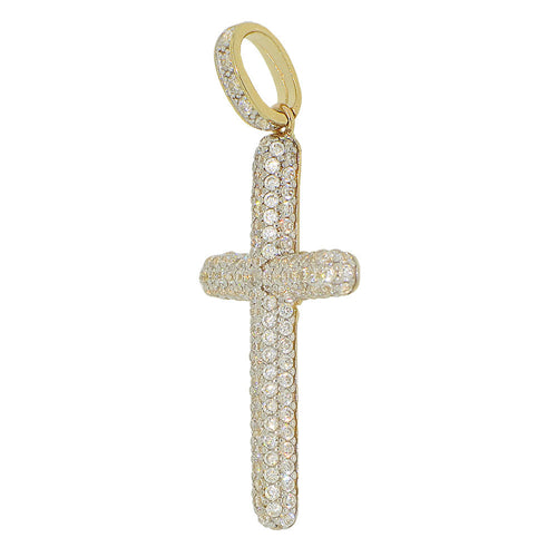 14K Gold Cross Pendent