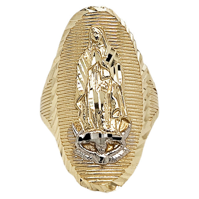 Guadalupe Oval Lady Ring Yellow Gold 14k