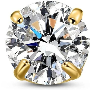 3mm Stud Earring 14k gold