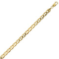 Mariner Link Chain 3mm Width Solid Yellow 14k