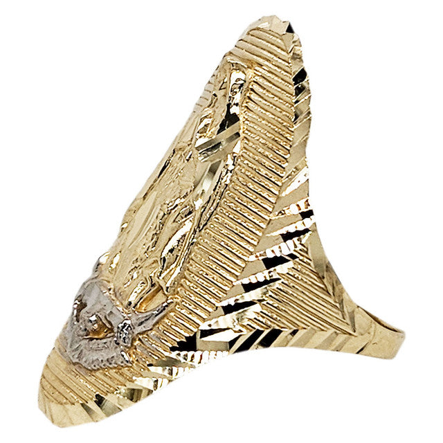 Guadalupe Oval Lady Ring Yellow Gold 14k